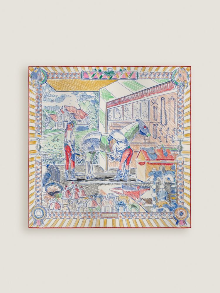 Pony Pit Stop scarf 70 | Hermès USA